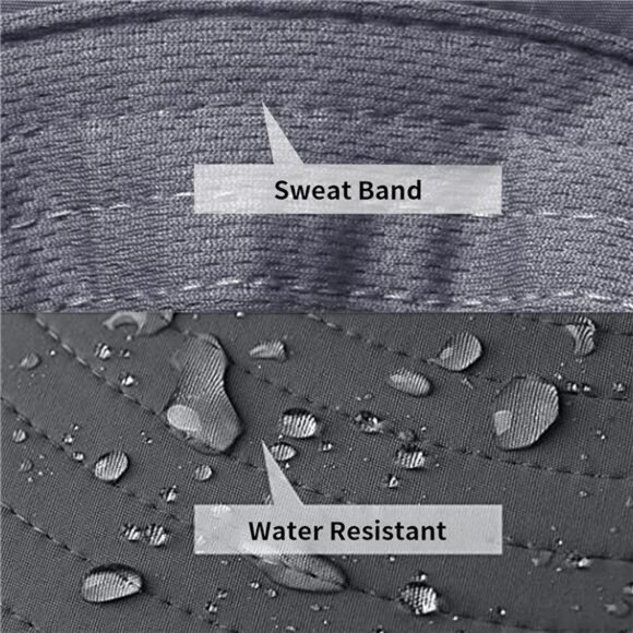 UPF 50 Sun Hat Wide Brim Fishing Hat Men Women Outdoor Summer UV Protection - Picture 3 of 7